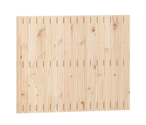 Cabecero de cama de pared madera maciza de pino 108x3x90 cm