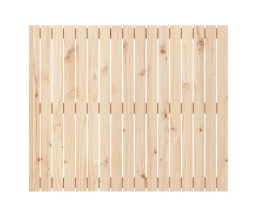 Cabecero de cama de pared madera maciza de pino 108x3x90 cm