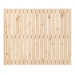 Cabecero de cama de pared madera maciza de pino 108x3x90 cm