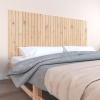 Cabecero de cama de pared madera maciza de pino 204x3x90 cm