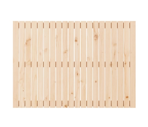 vidaXL Cabecero de cama de pared madera maciza de pino 127,5x3x90 cm