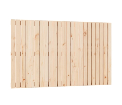 Cabecero de cama de pared madera maciza de pino 147x3x90 cm