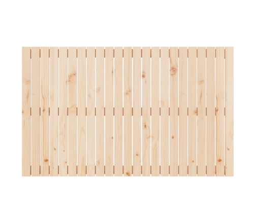 Cabecero de cama de pared madera maciza de pino 147x3x90 cm