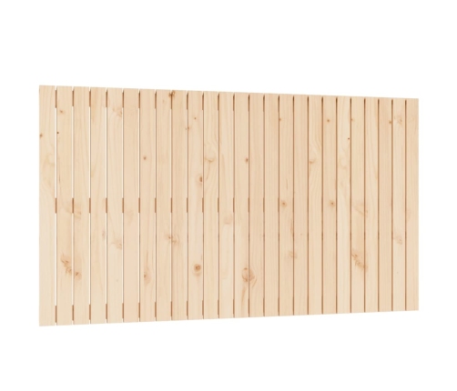 Cabecero de cama de pared madera maciza de pino 159,5x3x90 cm