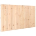 Cabecero de cama de pared madera maciza de pino 204x3x110 cm
