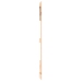 Cabecero de cama de pared madera maciza de pino 204x3x110 cm