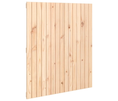 Cabecero de cama de pared madera maciza de pino 95,5x3x110 cm