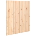 Cabecero de cama de pared madera maciza de pino 95,5x3x110 cm