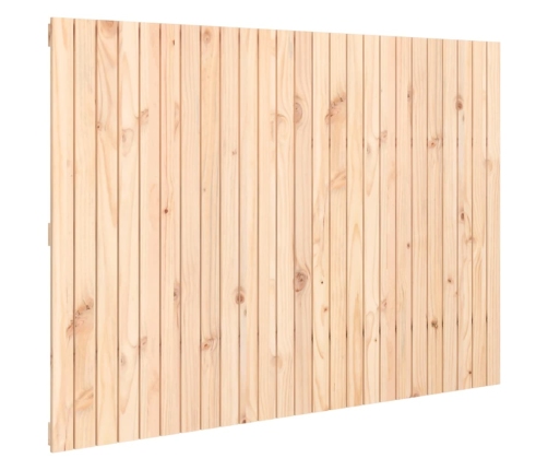 Cabecero de cama de pared madera maciza de pino 159,5x3x110 cm