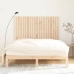 Cabecero de cama de pared madera maciza de pino 159,5x3x110 cm