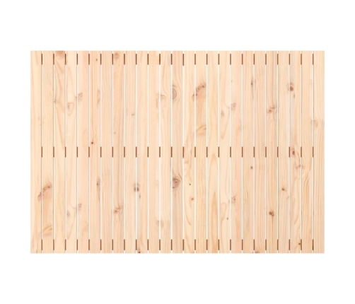 Cabecero de cama de pared madera maciza de pino 159,5x3x110 cm