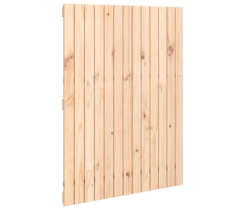 Cabecero de cama de pared madera maciza de pino 82,5x3x110 cm