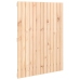 Cabecero de cama de pared madera maciza de pino 82,5x3x110 cm