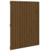 Cabecero cama pared madera maciza pino marrón miel 82,5x3x110cm