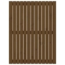 Cabecero cama pared madera maciza pino marrón miel 82,5x3x110cm