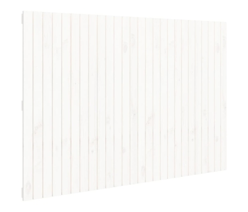 Cabecero de cama de pared madera maciza pino blanco 166x3x110cm