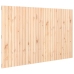 Cabecero de cama de pared madera maciza de pino 185x3x110 cm