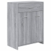 Set de muebles de baño 4 pzas madera contrachapada gris sonoma