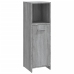 Set de muebles de baño 4 pzas madera contrachapada gris sonoma