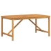 Mesa de comedor de jardín madera maciza de acacia 150x90x74 cm