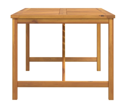 Mesa de comedor de jardín madera maciza de acacia 150x90x74 cm