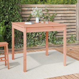 Mesa de jardín madera maciza de abeto Douglas 82,5x82,5x76 cm