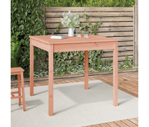 Mesa de jardín madera maciza de abeto Douglas 82,5x82,5x76 cm