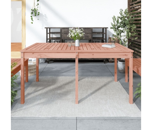 Mesa de jardín madera maciza Douglas 159,5x82,5x76 cm