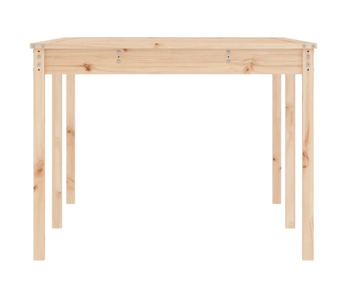 Mesa de jardín madera maciza de pino 203,5x100x76 cm