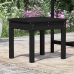 vidaXL Banco de jardín madera maciza pino negro 50x44x45 cm