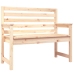 vidaXL Banco de jardín madera maciza de pino 109x48x91,5 cm