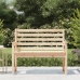 Banco de jardín madera maciza de pino 109x48x91,5 cm