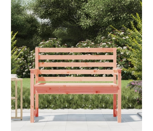 Banco de jardín madera maciza abeto de Douglas 109x48x91,5 cm