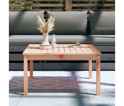 Mesa de jardín madera maciza de Douglas 82,5x82,5x45 cm