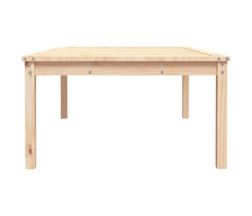 vidaXL Mesa de jardín madera maciza pino 121x82,5x45 cm