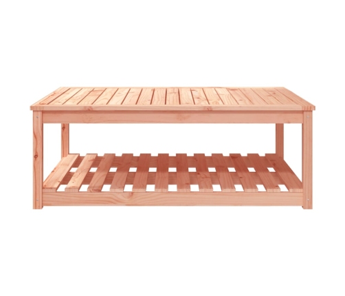 Mesa de jardín madera maciza abeto de Douglas 121x82,5x45 cm