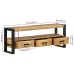 Mueble de TV madera maciza de mango 120x33x45 cm