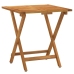 Mesa y sillas plegables terraza 3 pzas y cojines madera acacia