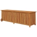 vidaXL Caja de almacenaje jardín con ruedas madera acacia 150x50x58 cm