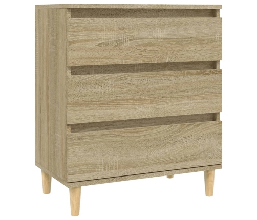 Aparador de madera contrachapada roble Sonoma 60x35x70 cm