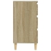 Aparador de madera contrachapada roble Sonoma 60x35x70 cm