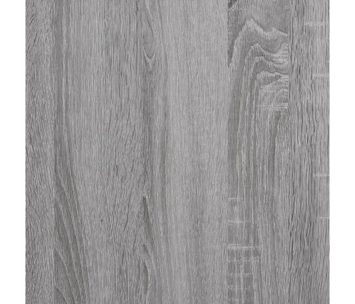 Aparador de madera contrachapada gris Sonoma 60x35x70 cm