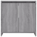 Armario de baño madera contrachapada gris Sonoma 60x33x61 cm