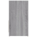 Armario de baño madera contrachapada gris Sonoma 60x33x61 cm