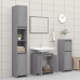 Armario de baño madera contrachapada gris Sonoma 60x33x61 cm