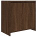 Armario de baño madera contrachapada marrón roble 60x33x61 cm