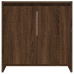 Armario de baño madera contrachapada marrón roble 60x33x61 cm