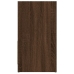 Armario de baño madera contrachapada marrón roble 60x33x61 cm