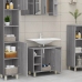 Armario de baño madera contrachapada gris Sonoma 60x32x53,5 cm