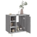 Armario de baño madera contrachapada gris Sonoma 60x32x53,5 cm